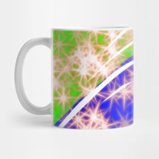 Colorful abstract glitter sparkle art design Mug